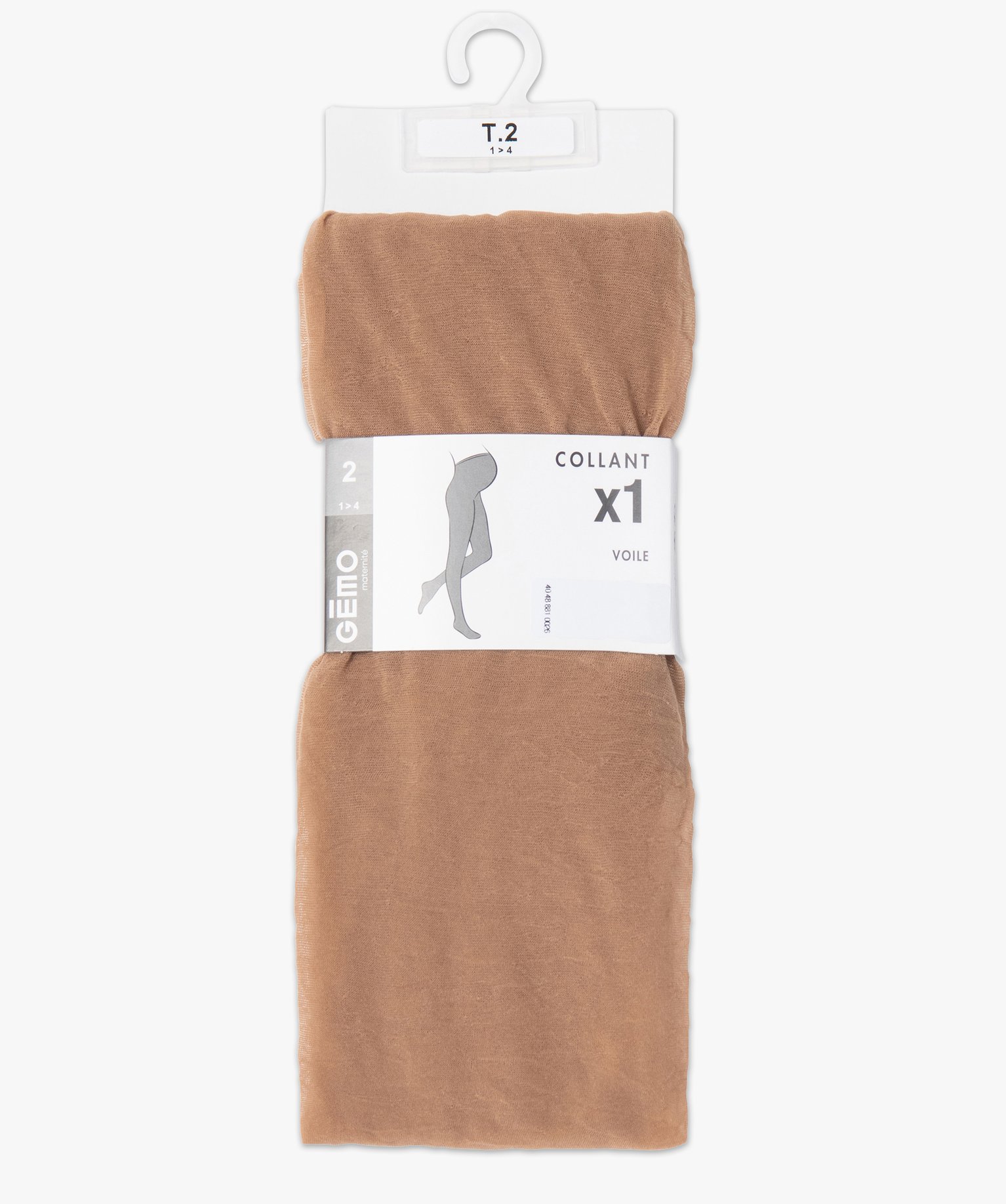 Collants de grossesse en voile beige | GEMO