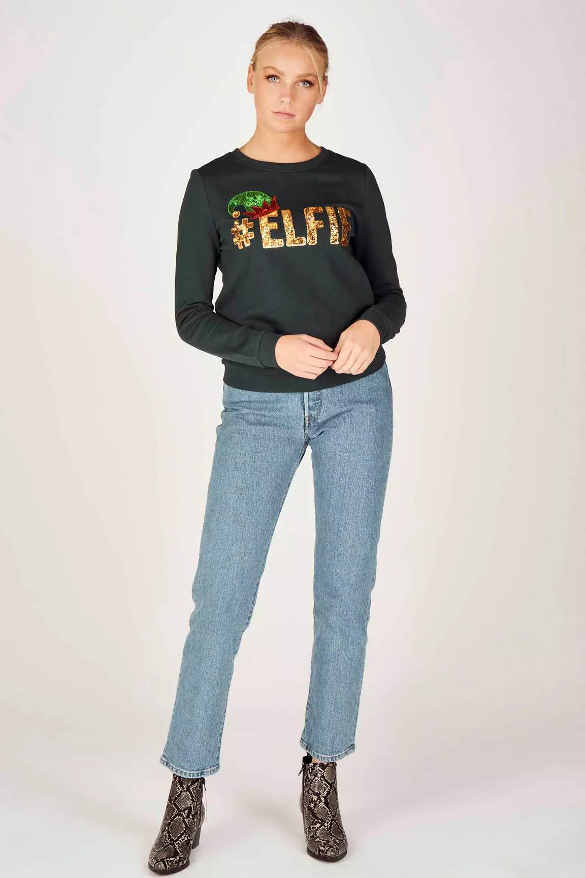 Only Sweats Femme couleur vert