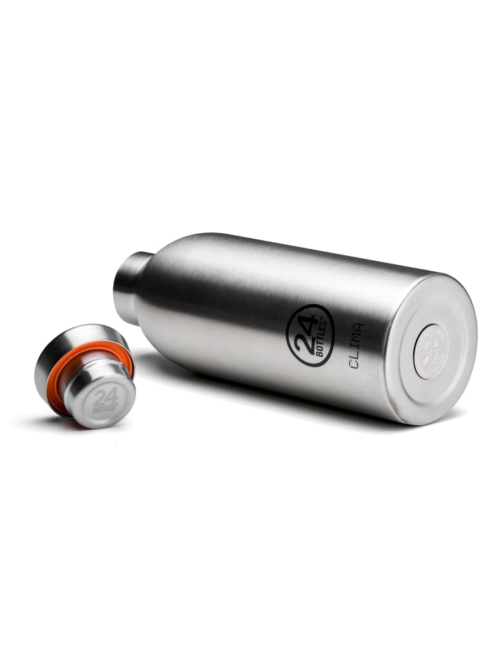 24Bottles Edelstahl Trinkflasche Clima Bottle Brushed Steel 0,5 l in grau günstig kaufen onesize