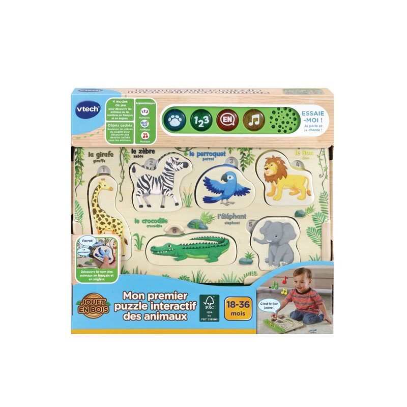 Puzzle interactif des animaux Vtech