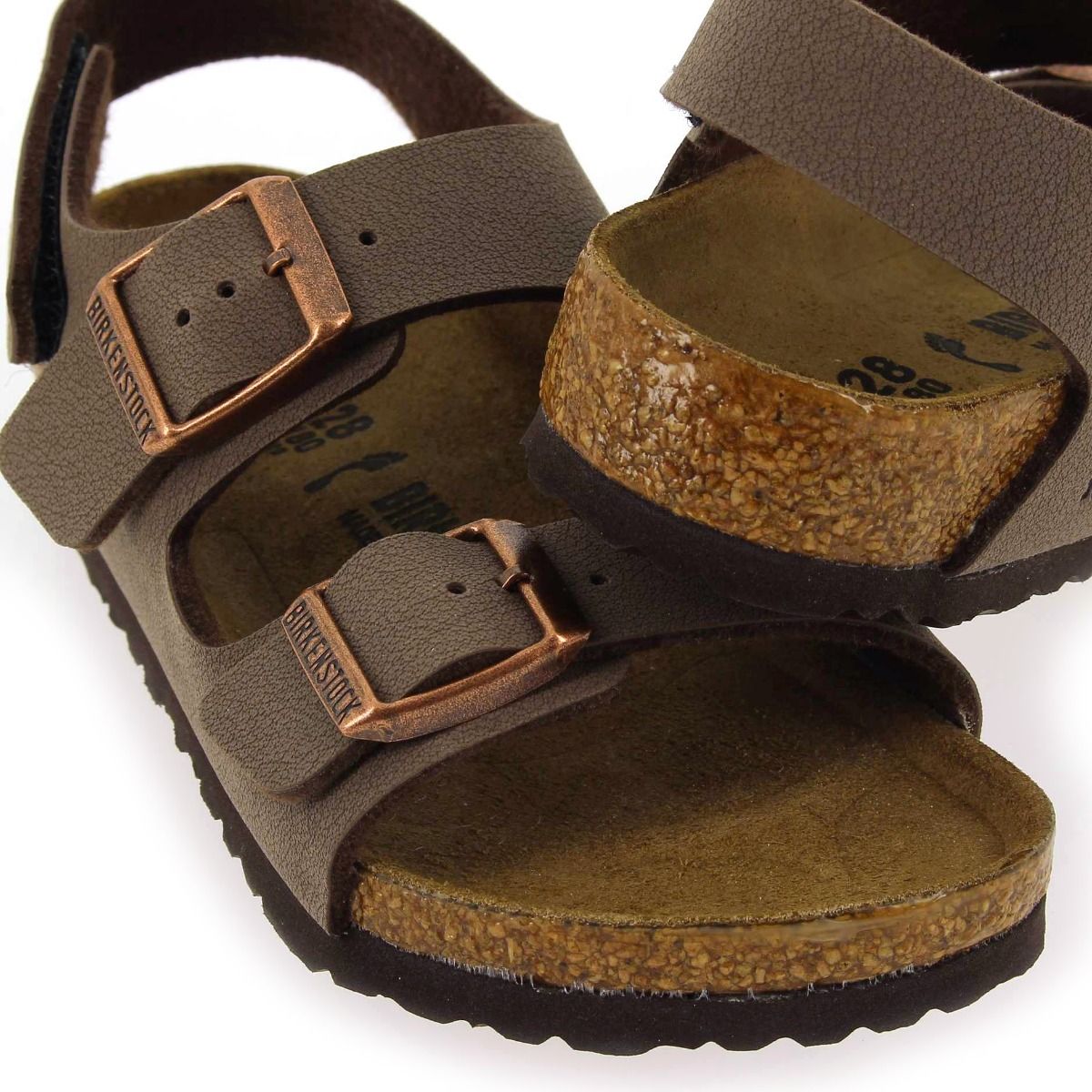 Birkenstock  MILANO HL KIDS BIRKIBUC - Marron