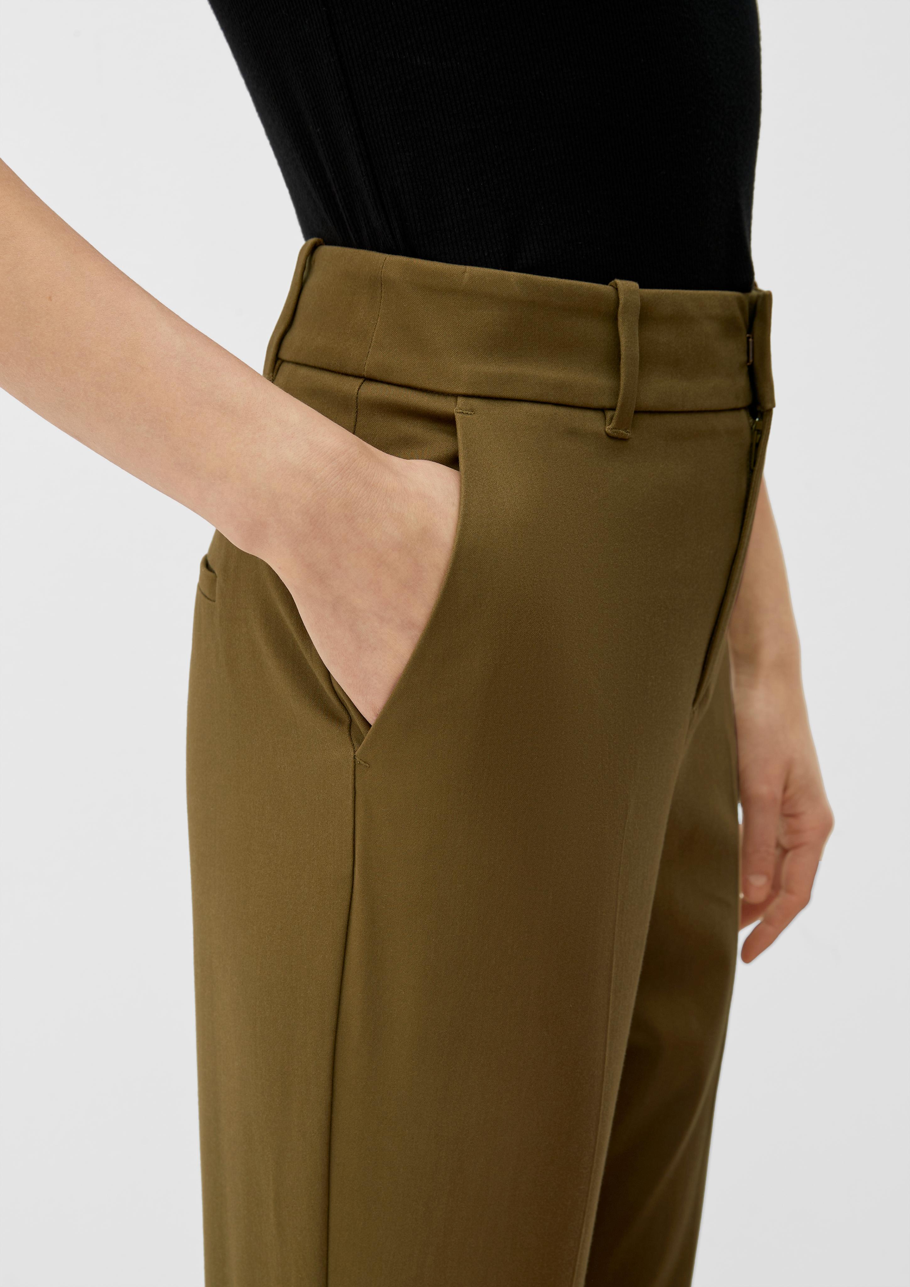 Regular: Zigarettenhose mit High Rise-Bund  2129013-7723