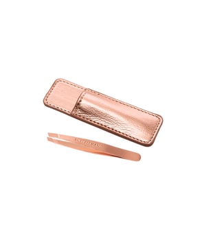 Tweezerman Mini Schräge Pinzette mit Etui Roségold Pinzette-1 Stk