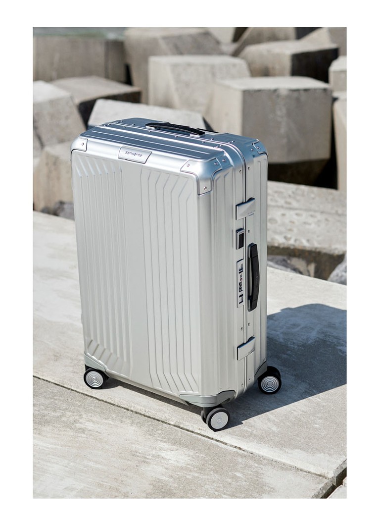 Valiză cu roți Samsonite Lite-Box Alu 55 cm