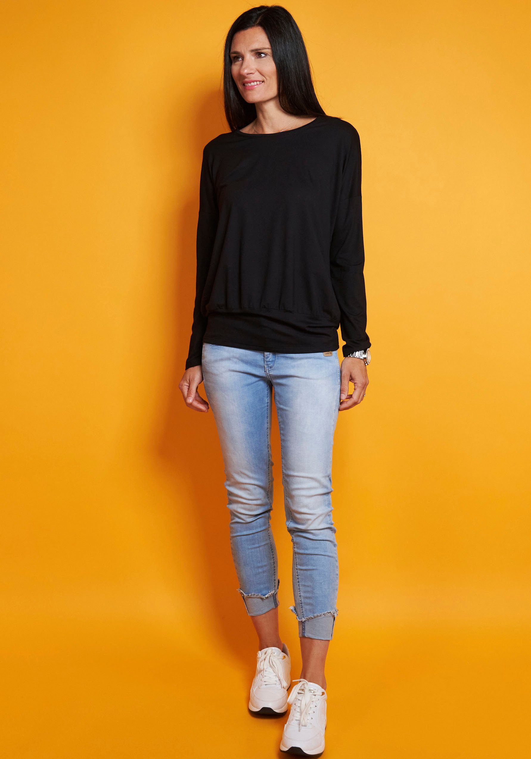Seidel Moden Langarmshirt mit langen Ärmeln