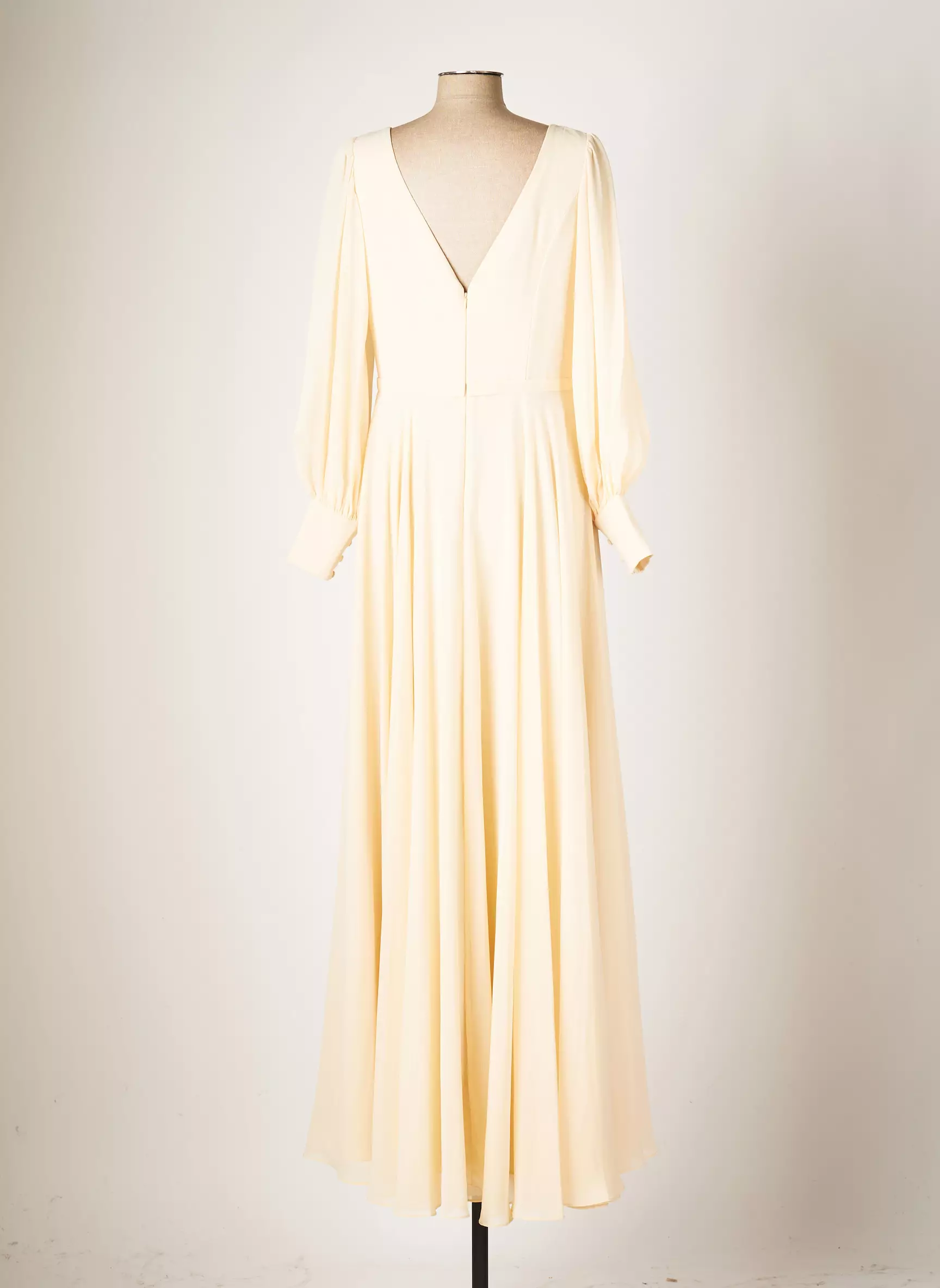 Fashion New York Robes Longues Femme couleur beige