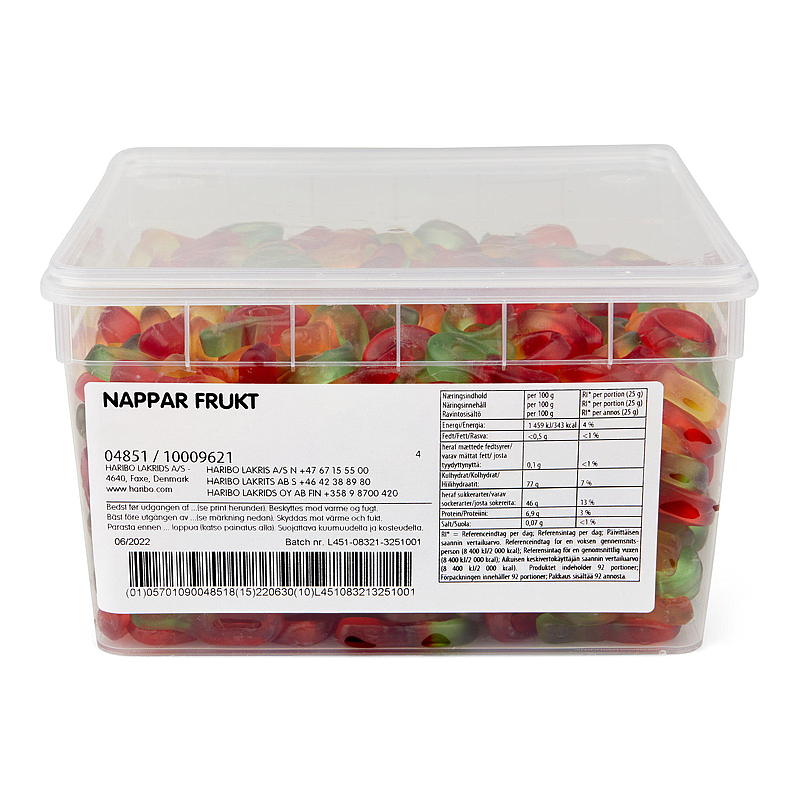 KnallGodt Haribo fruktsutter 2,3 kg