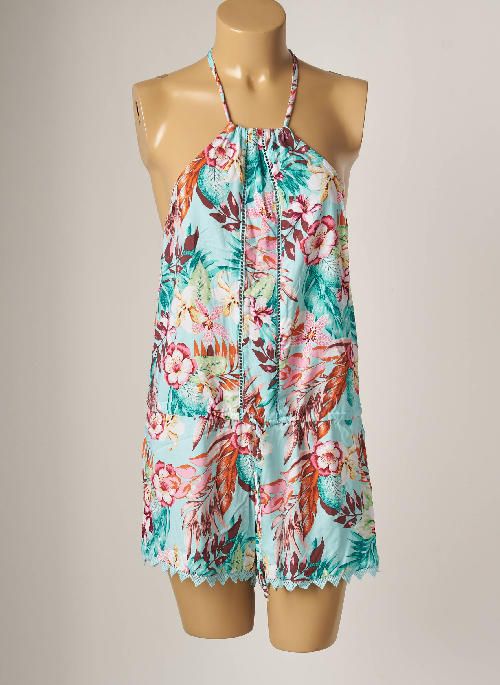 Ysabel Mora Combi Shorts Femme couleur bleu