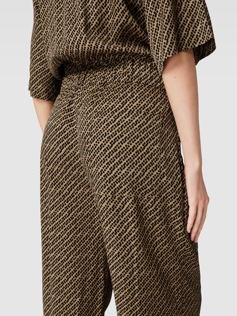 Jumpsuit aus reiner Viskose in sand