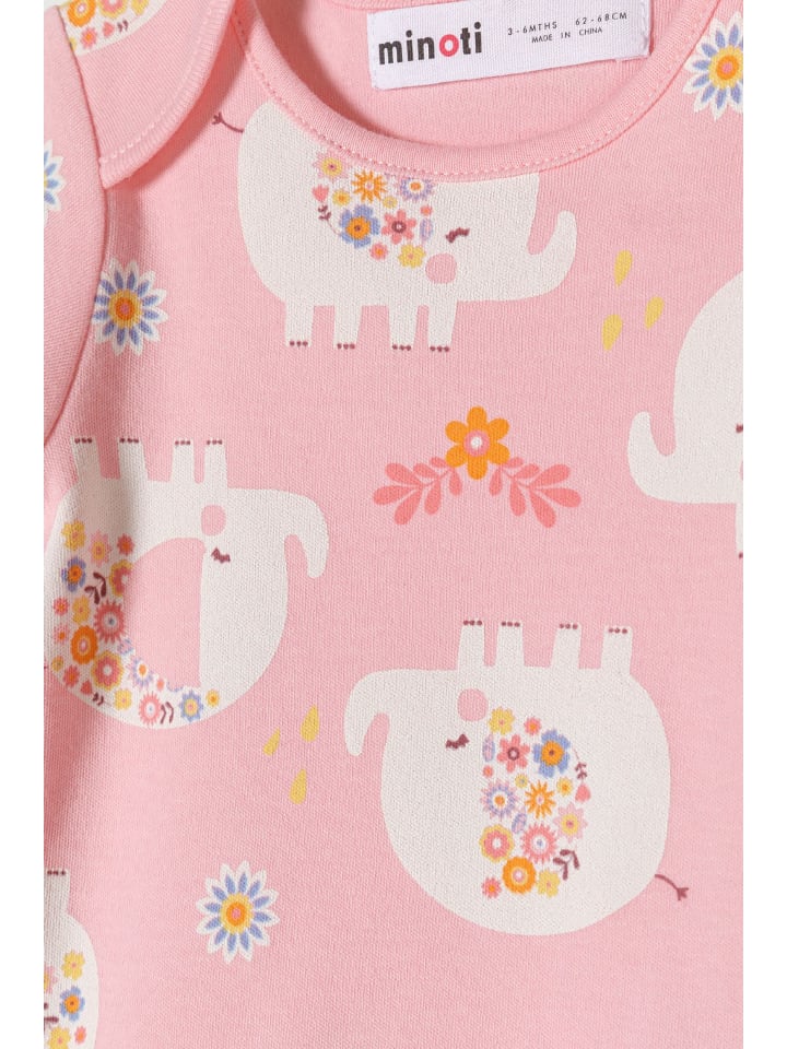 Minoti 4er. Set: Kurzarmbody 24babypack6 in hellpink günstig kaufen
