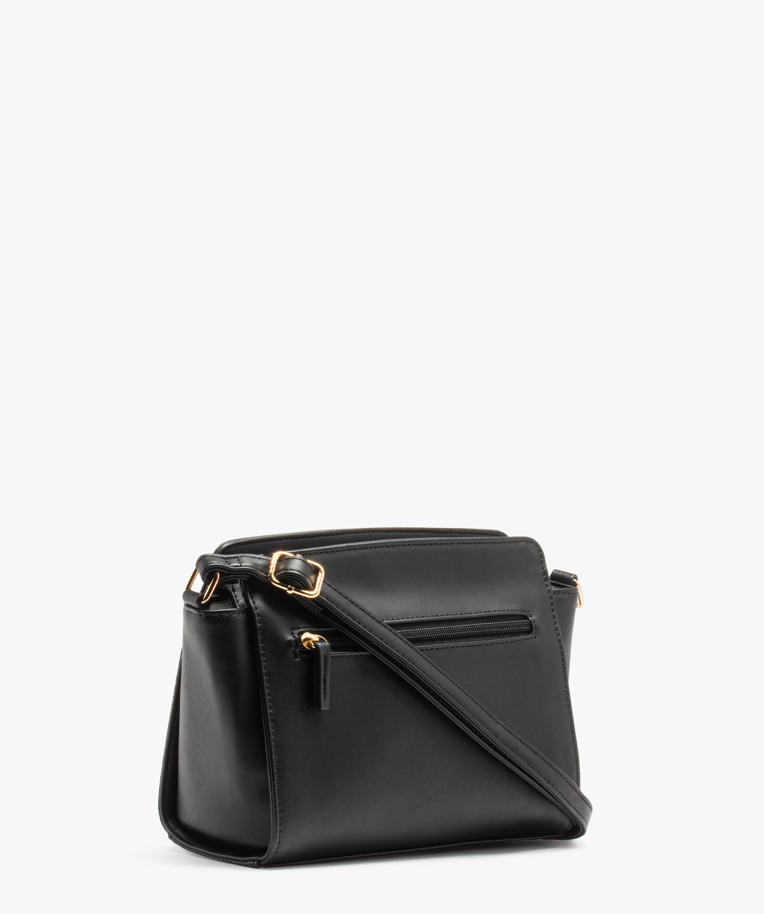 Sac besace bimatière femme noir | GEMO