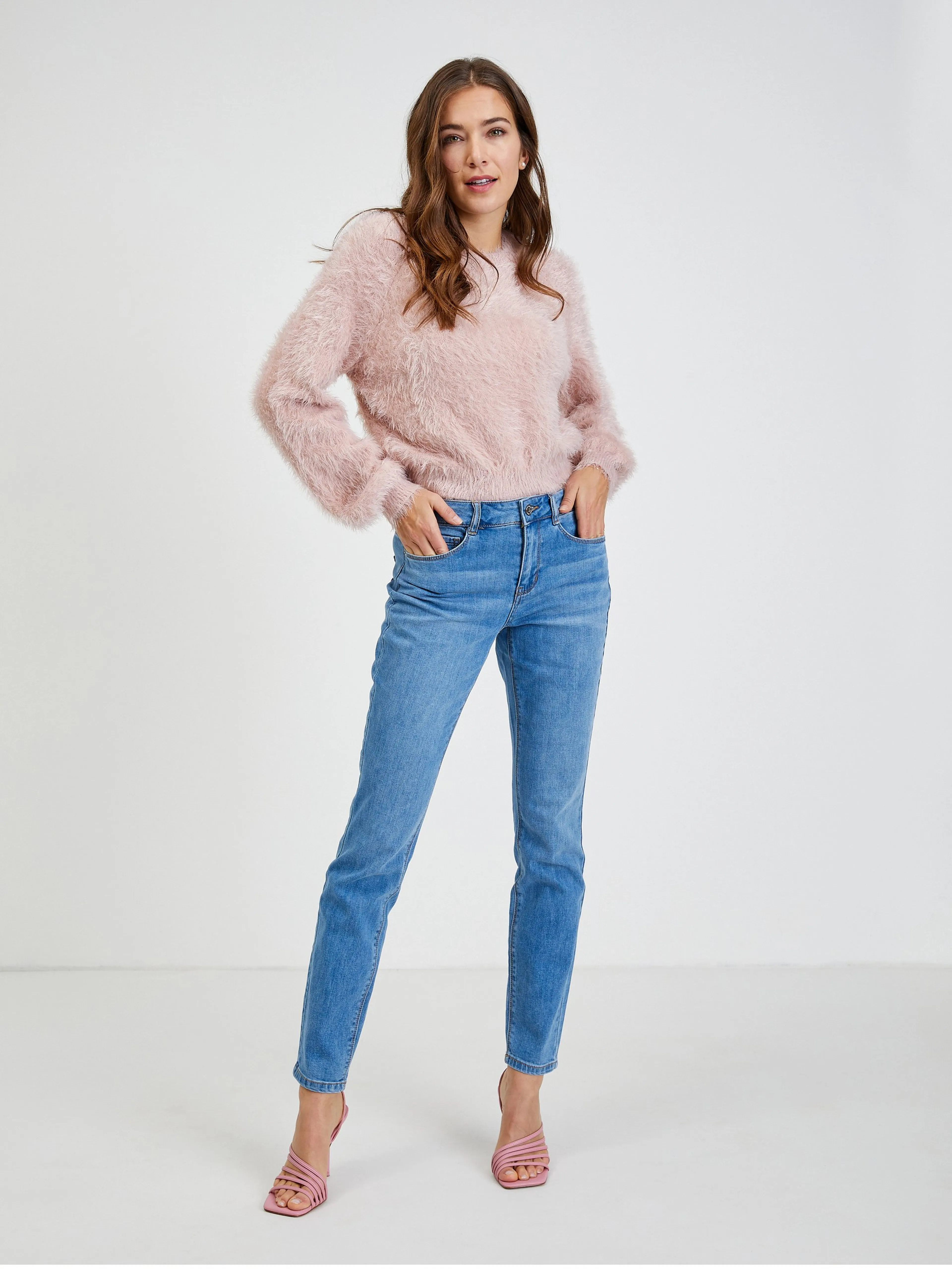 Blaue Damenjeans Slim Fit ORSAY