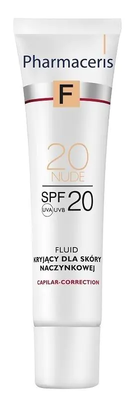 Pharmaceris F fluid za prekrivanje kapilarne kože 20 Nude