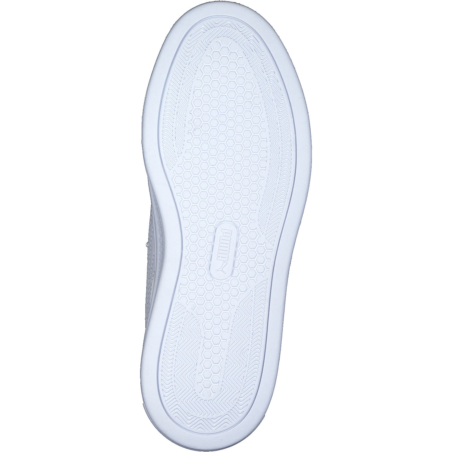Puma Smash Platform v3 390758, Schnürschuhe, Herren, WHITE/SILVER