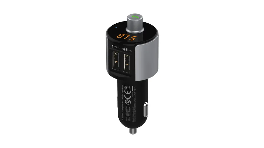 Xlayer Kfz-Ladegerät 3.4A Dual USB Car Charger FM Transmitter