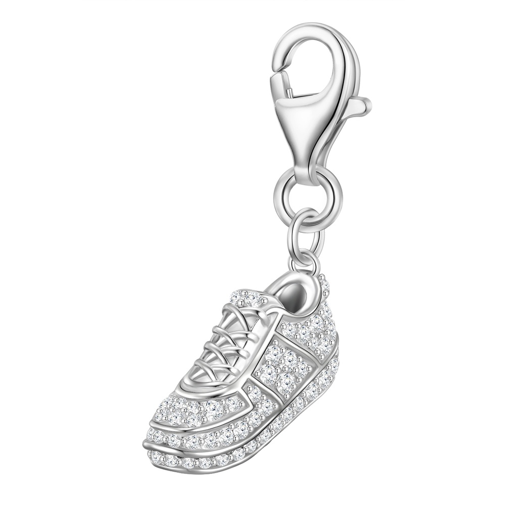 Glanzstücke München Breloque fantaisie baskets Argent sterling Oxyde de zirconium (CZ) en Argent porte-bijoux