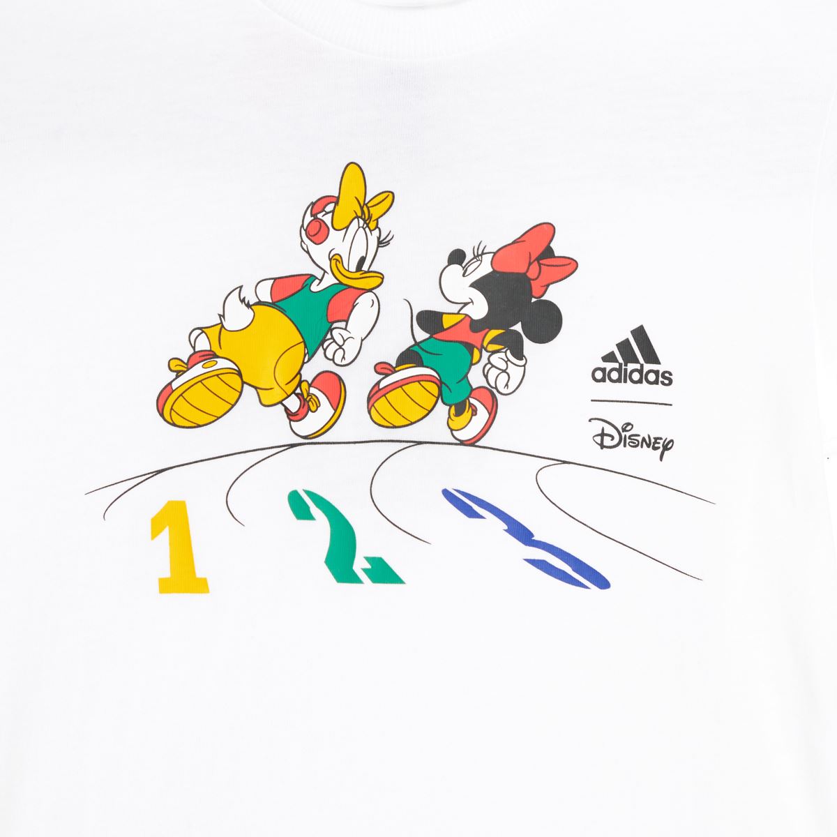adidas Disney-t-shirt för barn i vitt och svart