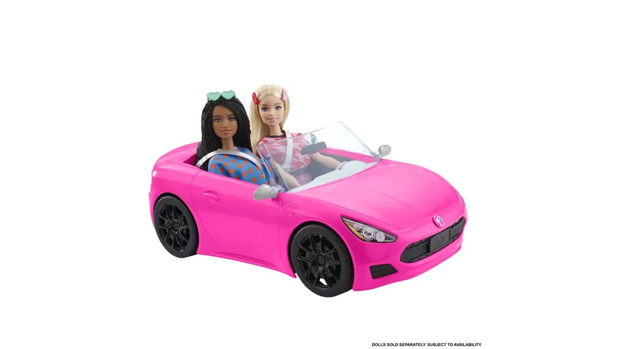 Barbie Auto Cabrio (pink), Puppenauto, Zubehör