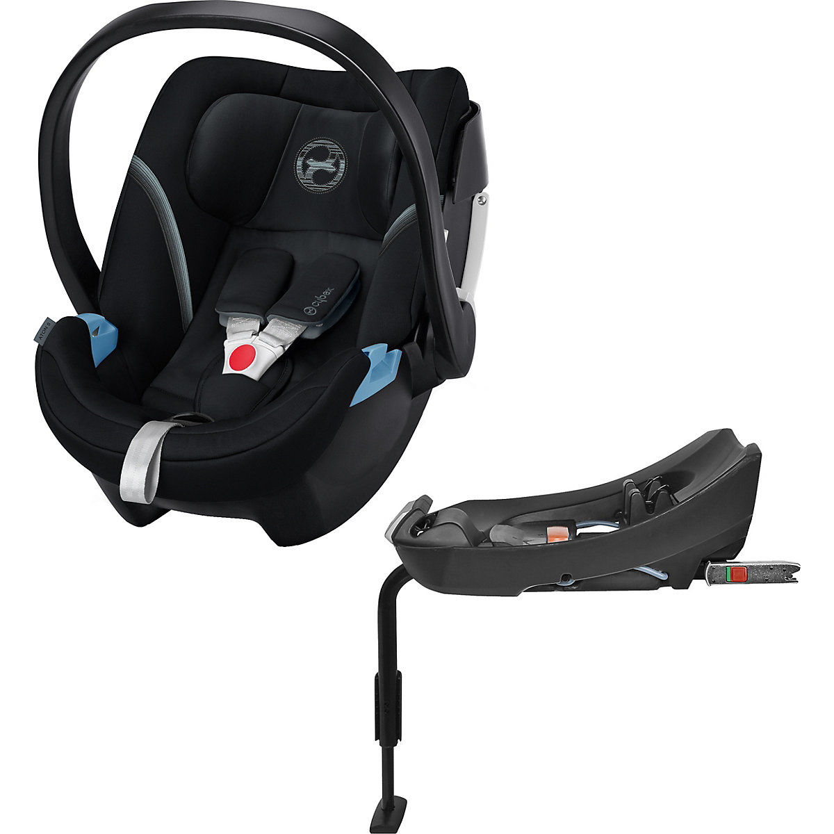 Babyschale Aton 5 inkl. Base 2-fix, Gold-Line, Deep Black