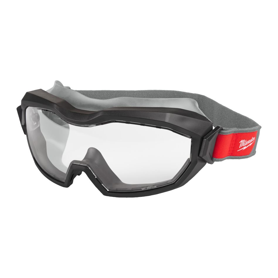 Milwaukee Accessories 4932493437 Wide-view Goggles Non-Ventilated Tinted Clear
