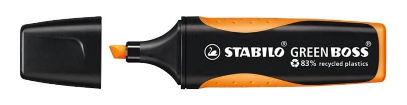 STABILO Green Boss Textmarker Orange Mittel Keilspitze 2-5 mm Nachfüllbar