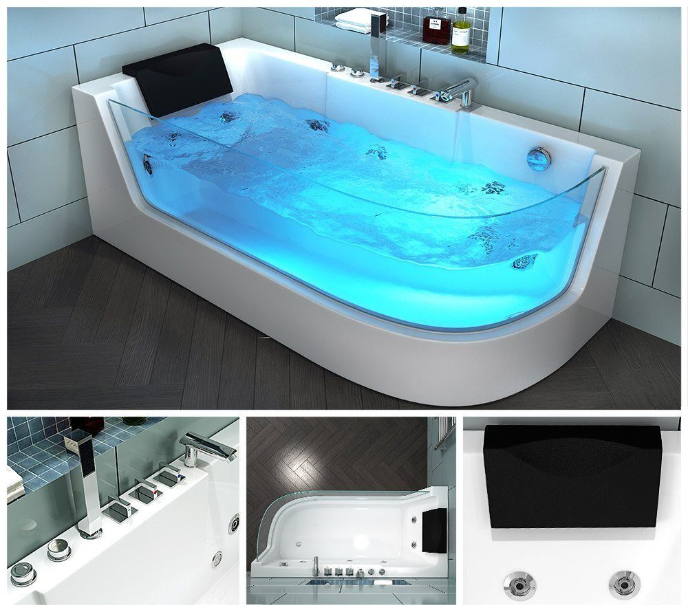 HOME DELUXE Badewanne Whirlpool CARICA