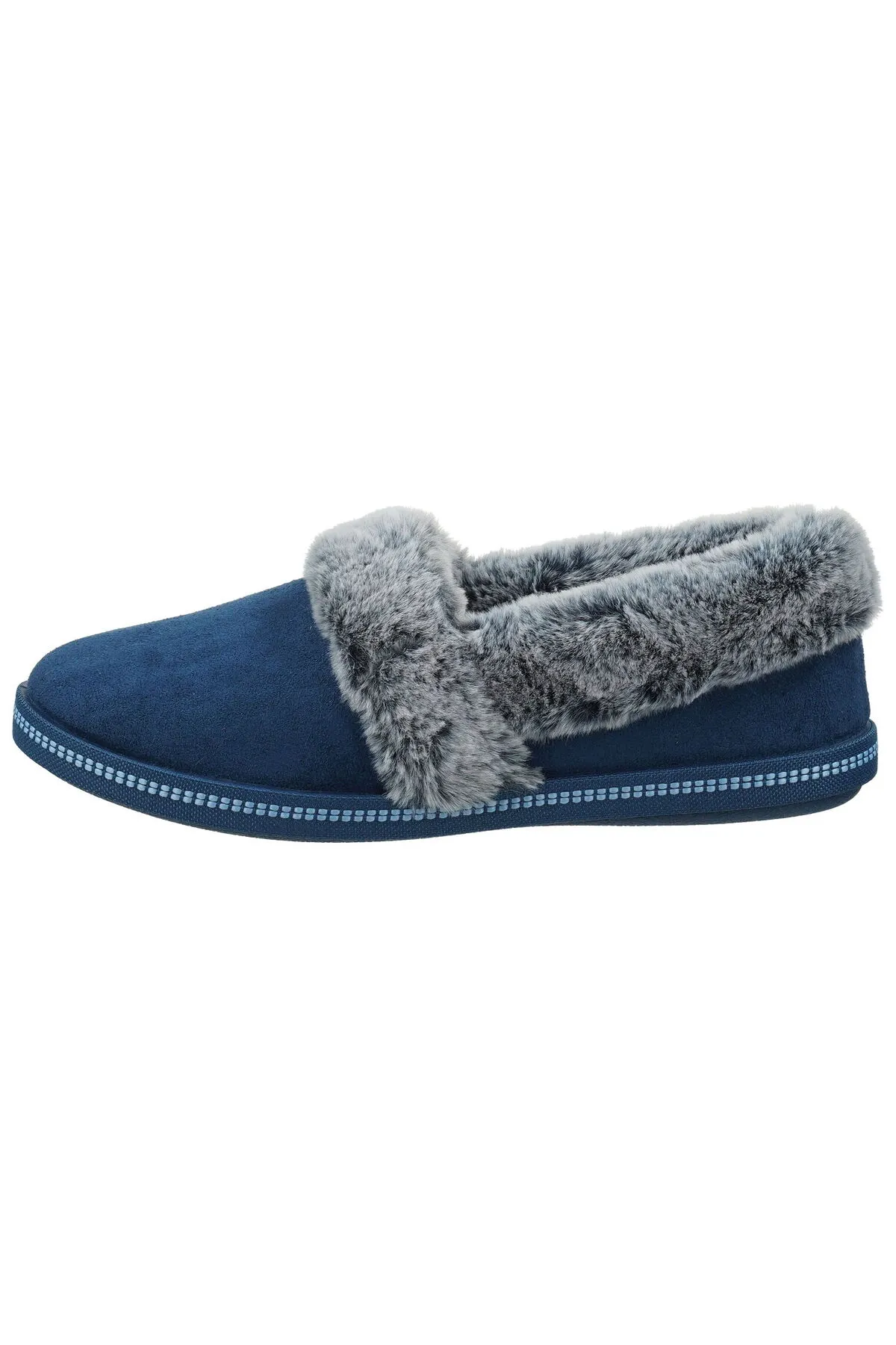 SKECHERS  Hausschuh - Blau - Flacher Absatz