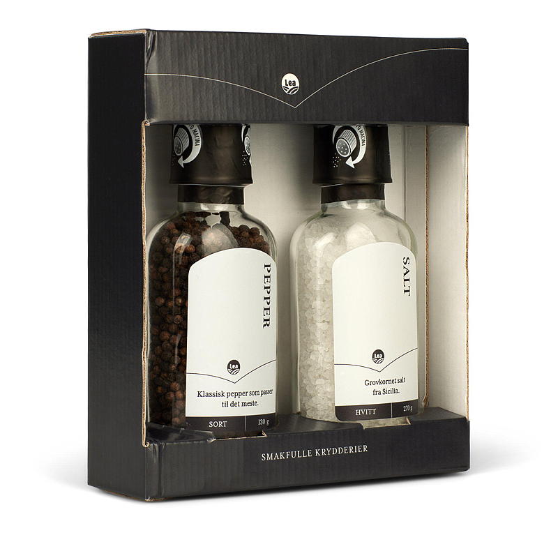Lea Gavesett salt&pepper m/kvern