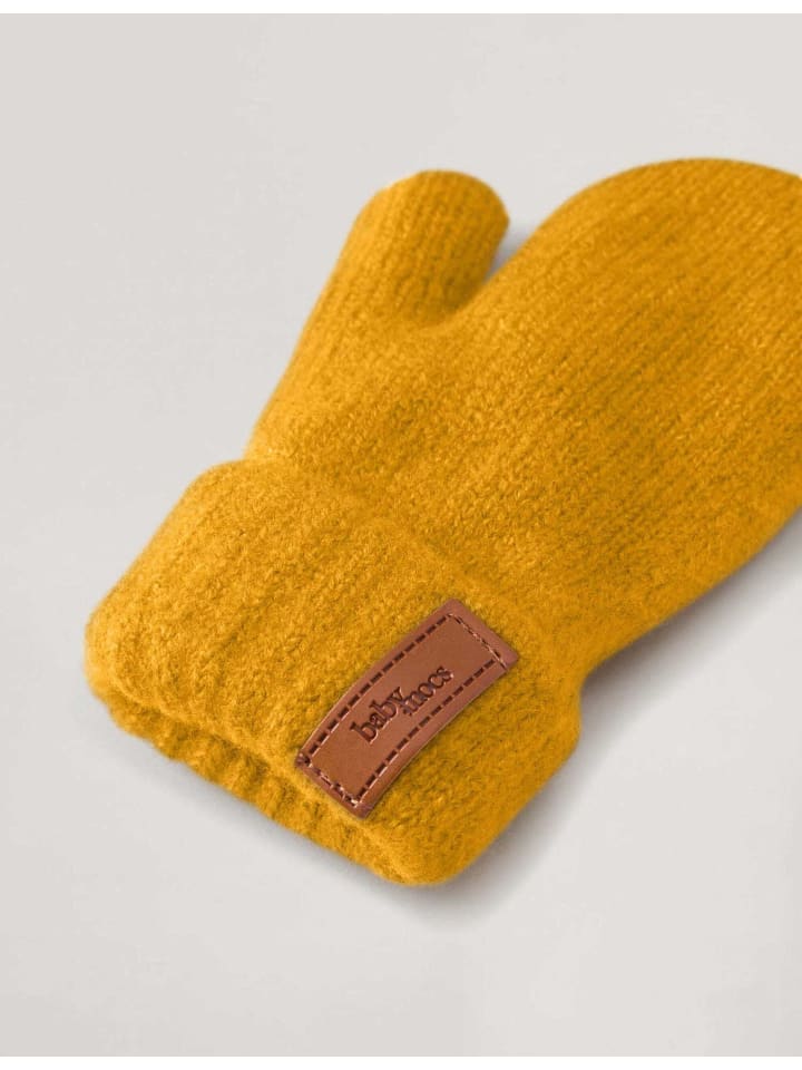 BabyMocs Handschuhe Vegan in senfgelb günstig kaufen onesize