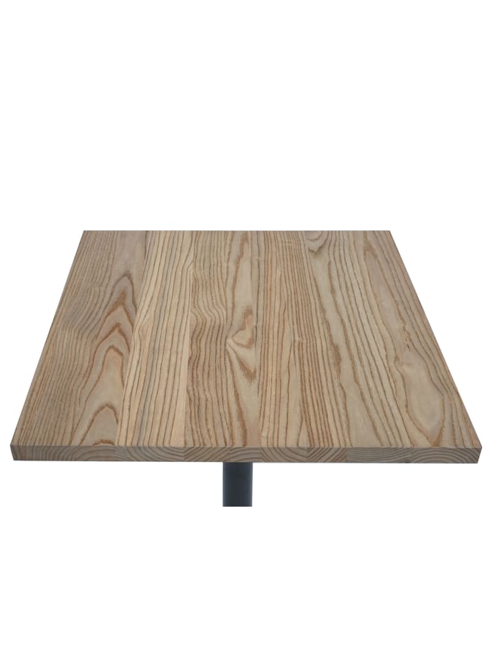 MCW Set Bistrotisch und 2x Stuhl H10d, Schwarz-grau, Tisch hellbraun günstig kaufen onesize