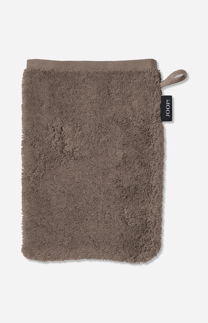 Waschhandschuh JOOP! CLASSIC DOUBLEFACE in Mocca, 16 x 22 cm - im JOOP!