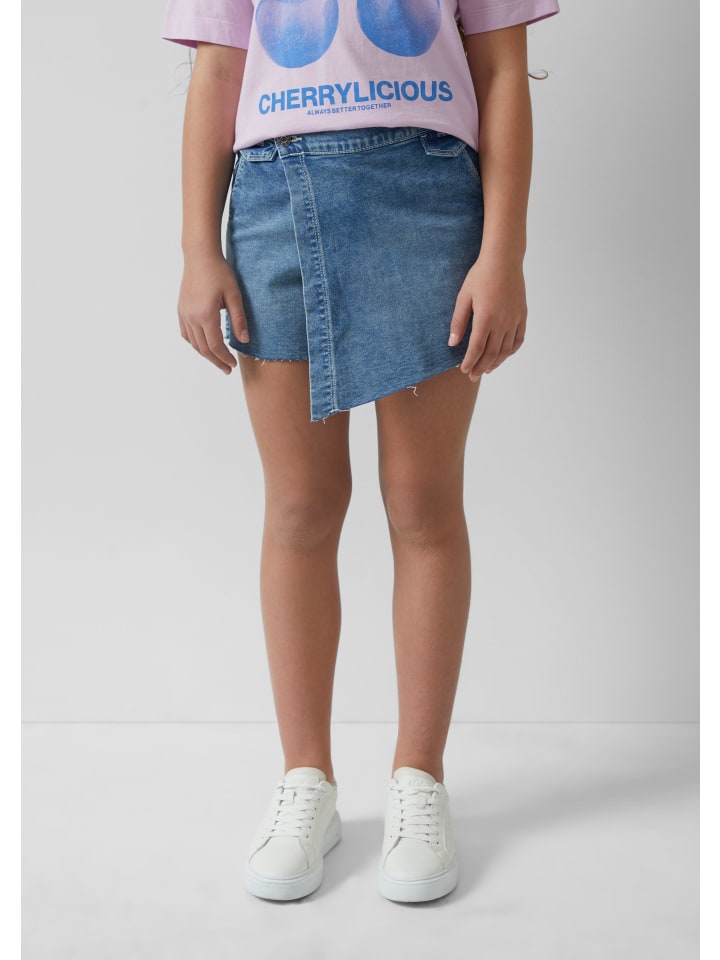 s.Oliver Rock kurz in Blau günstig kaufen