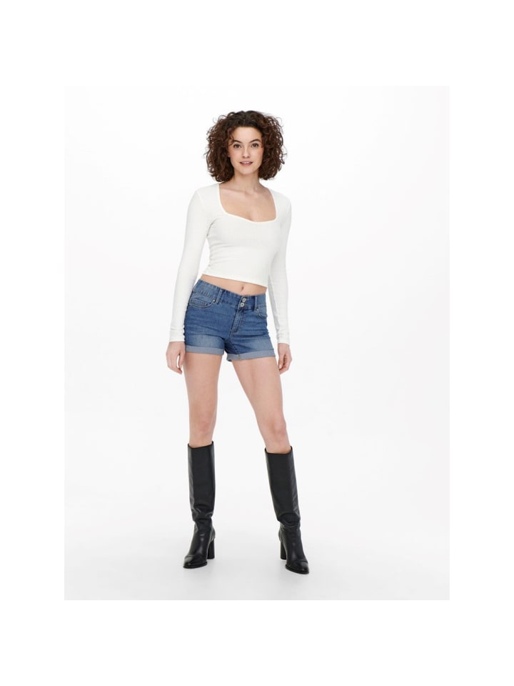 ONLY Shorts 'Carmen' in Blau günstig kaufen M