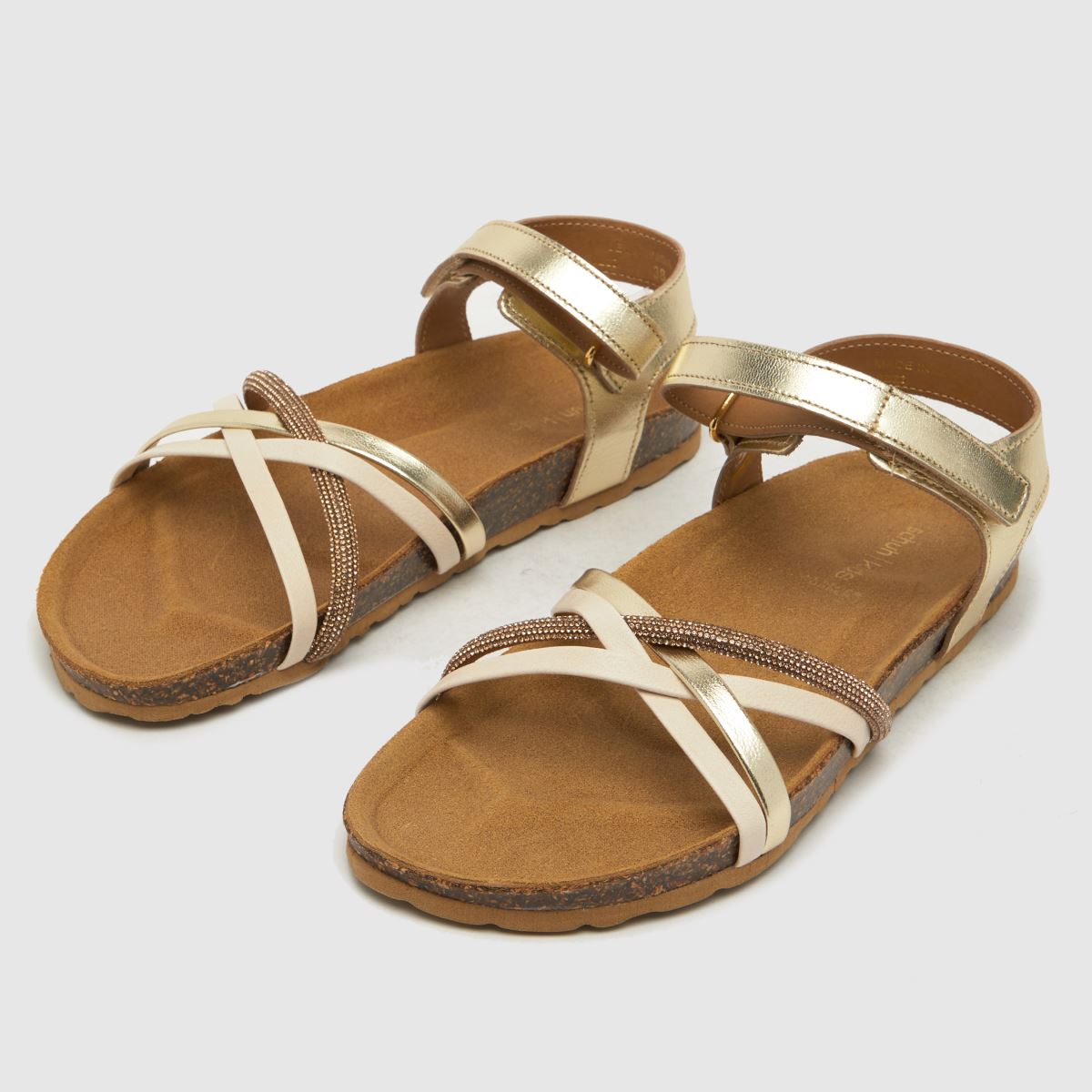 schuh naturliga lugna flickor ungdomssandaler