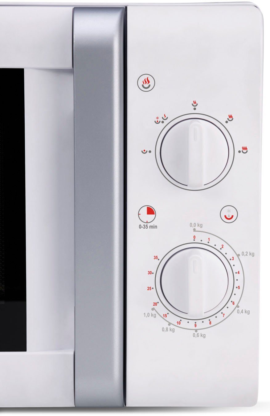 eta Mikrowelle Klasico ETA020890000, Mikrowelle, 20 l, mit 700 Watt und 5 Leistungsstufen