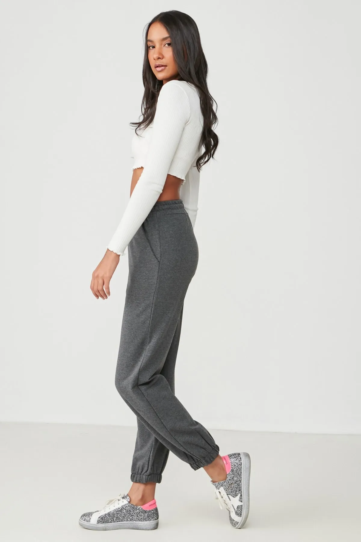 C&City  Jogger Elastic Sports Jogginghose 737 Anthrazit
