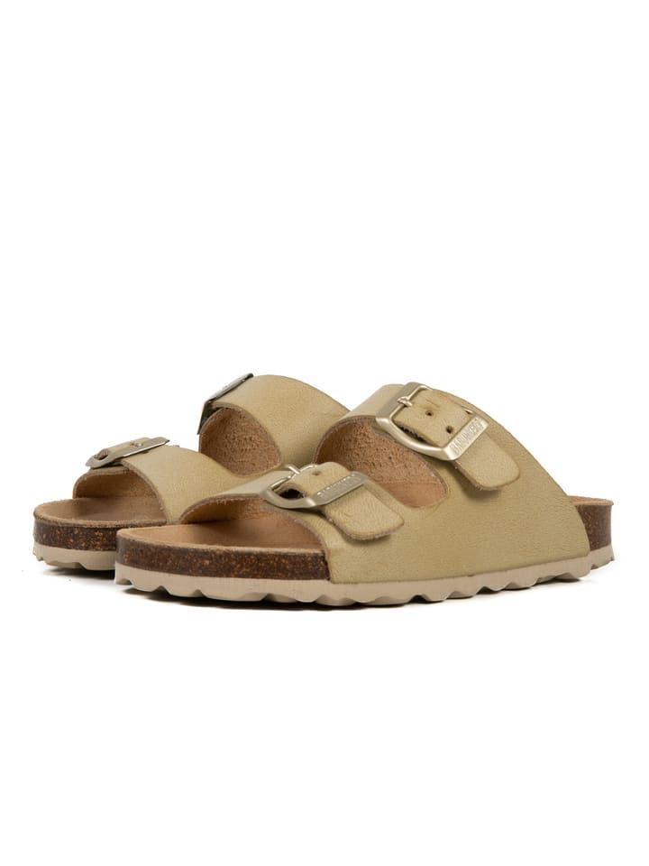 BABUNKERS Family Pantoletten in Beige günstig kaufen
