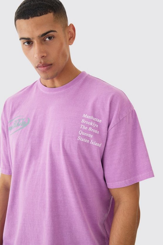 Oversize T-Shirt mit City Dreams Print