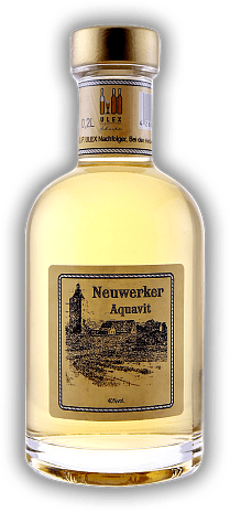Neuwerker Aquavit 0,2 Liter Neuwerker Aquavit 0,2 Liter Eine Spezialität aus dem Landkreis Cuxhaven. 0,2	 Liter - Vol 40%