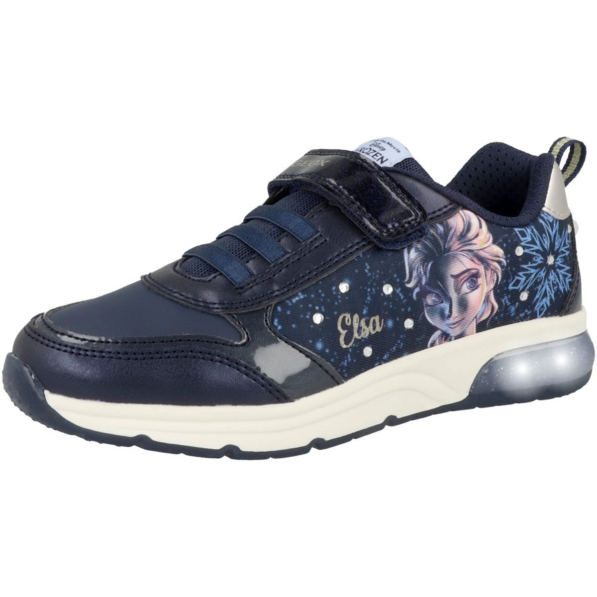 Geox J Spaceclub G. D Sneaker low blau