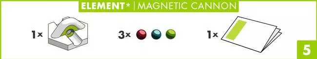 GraviTrax Element Magnetic cannon - Kugelbahn-Erweiterung für Kinder ab 8 Jahren