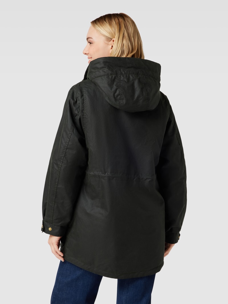 Jacke mit Kapuze Modell 'GRANTLEY' in olivgrün