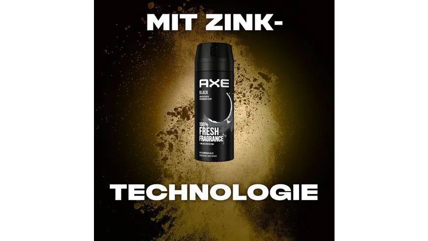 AXE Deospray Black ohne Aluminium 150 ml