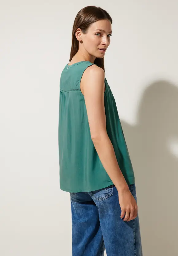 Street One Viskosebluse mit Häkeldetail