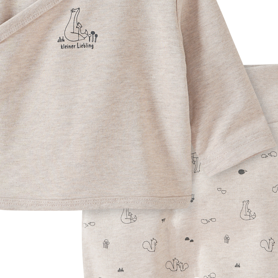 Newborn Wickeljacke und Hose im Set
