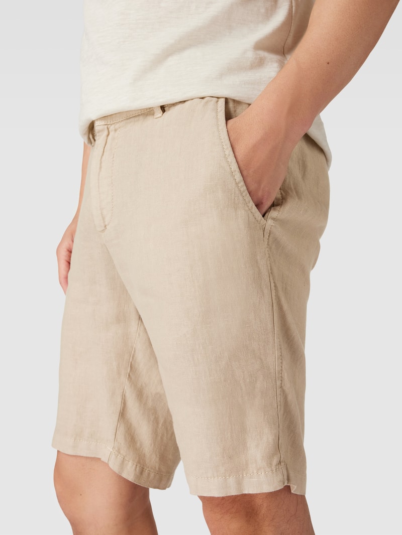 Bermudas mit elastischem Bund Modell 'BALU' in beige