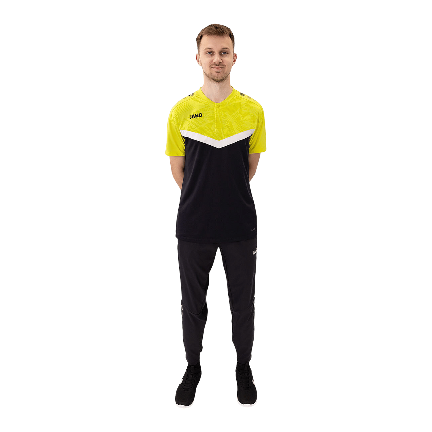 JAKO Iconic Polo Schwarz F808