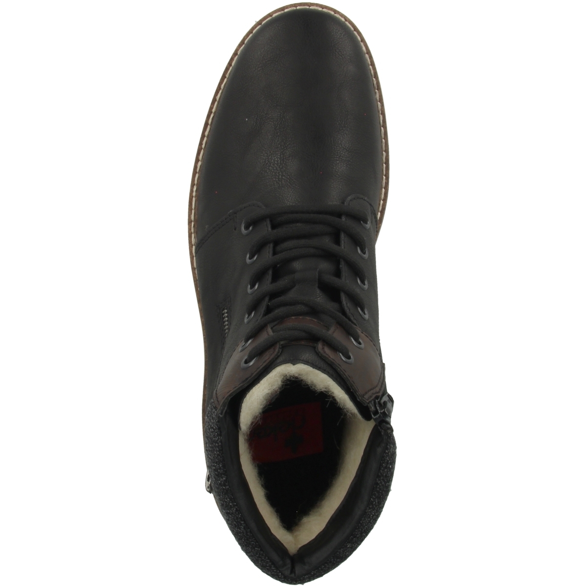 Rieker Tamburo-Hunter-Forato Schnürboots schwarz