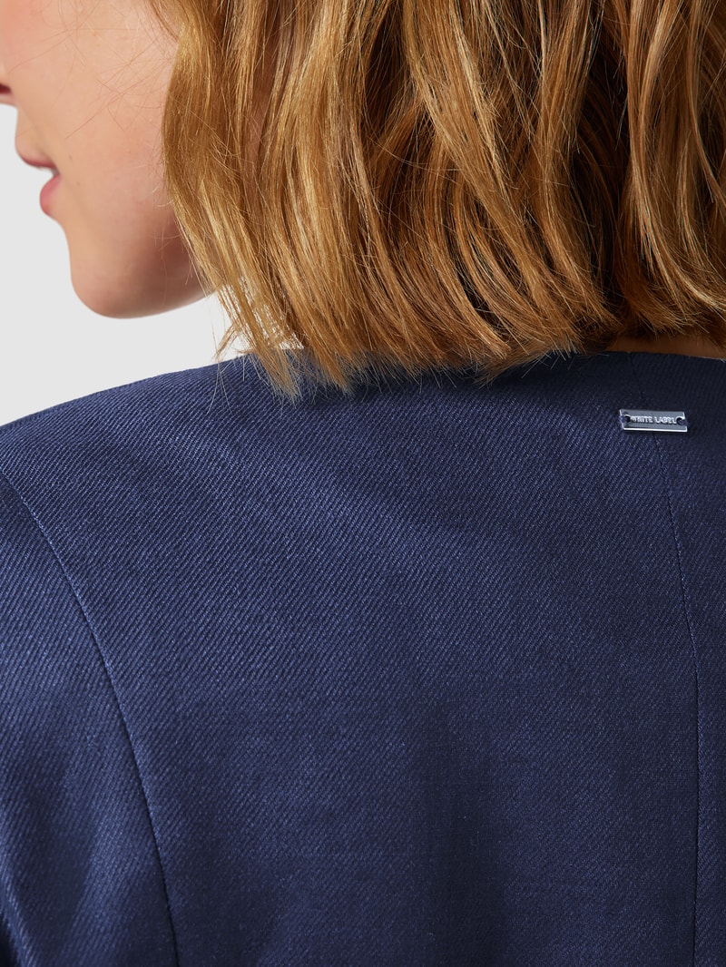 Blazer mit 3/4-Arm in marineblau