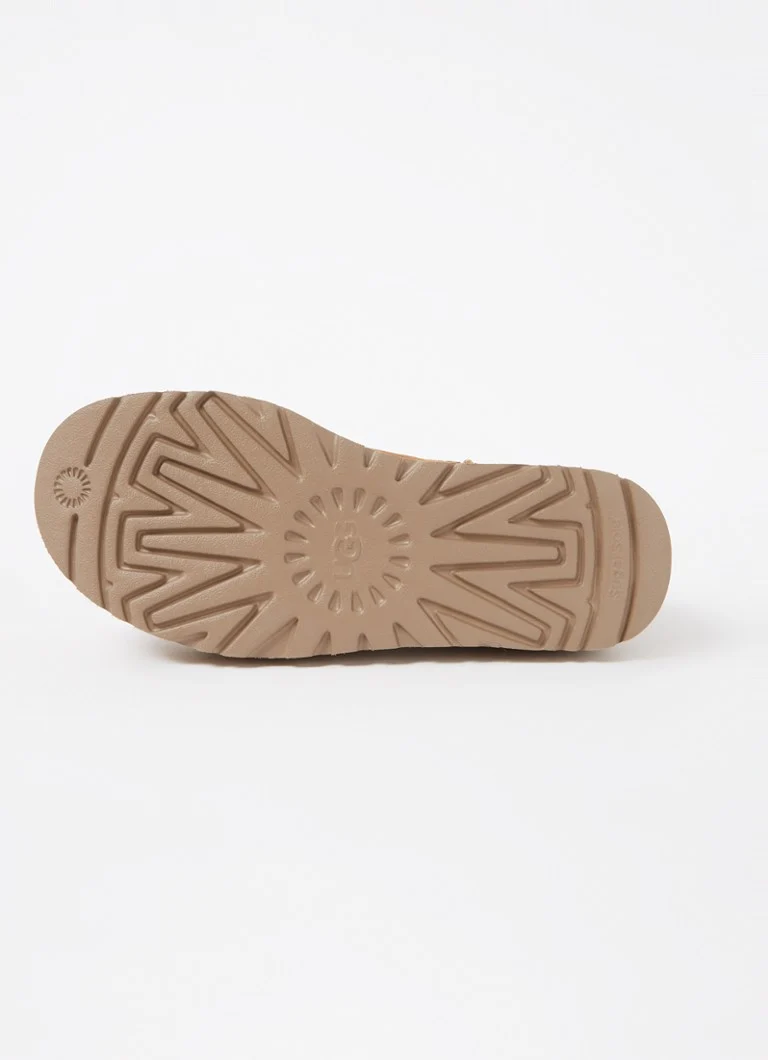 UGG Classic Ultra Mini Platformowe Botki do Kostki ze Zamszu